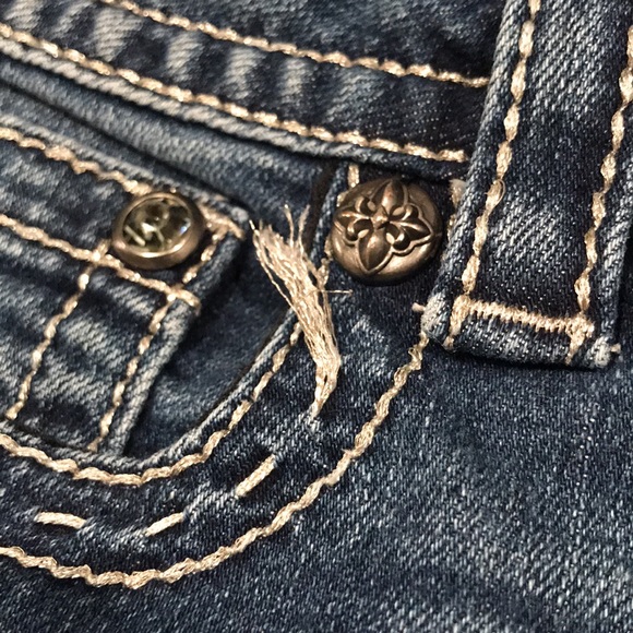 Miss Me Signature Capri Cropped Jeans Size 31 - Picture 9 of 16